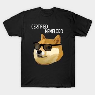 Doge Meme Certified Memelord T-Shirt